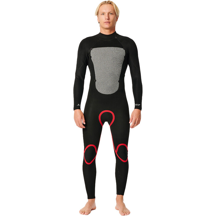 2024 Rip Curl Mens Omega 4/3mm Back Zip Wetsuit 15HMFS - Slate